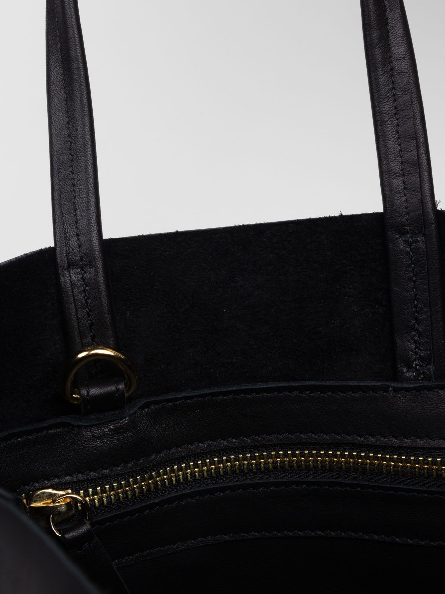 Women Anonymous Copenhagen Bags | Linea, Leather Shoulderhand Bag Black