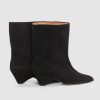 Women Anonymous Copenhagen Boots | Vully, Suede Low Boots Black