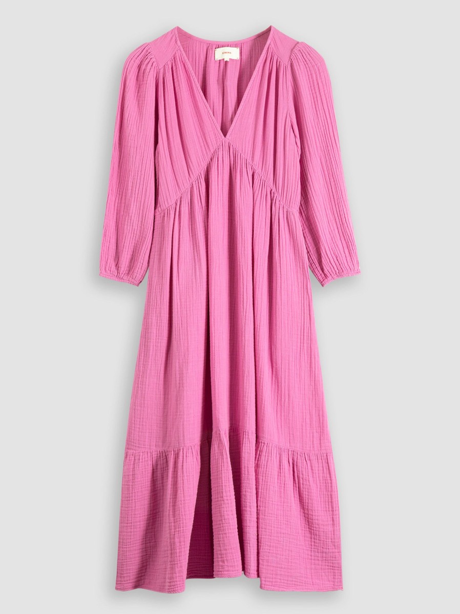 Women Xirena Dresses And Tunics | Ella, Cotton Dress With Structure Pink