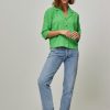 Women Modstrom Tops And Blouses | Aaliyah, Woven Blouse Green