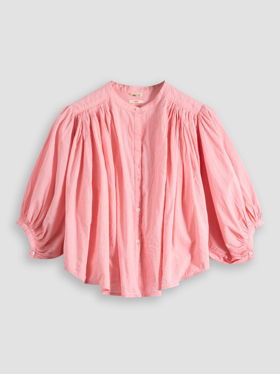 Women Bellerose Tops And Blouses | Ink, Cotton Blouse Pink