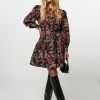 Women Ulla Johnson Dresses And Tunics | Karina, Cotton Dress With Print Black