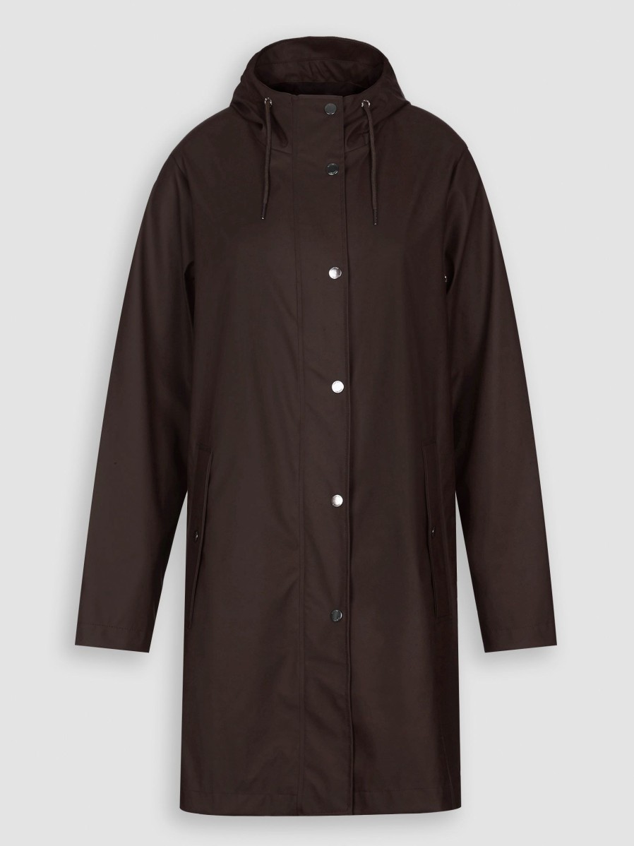 Women Samsoe Samsoe Outerwear | Stala, Rain Coat Brown