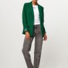 Women Essentiel Antwerp Blazers And Jackets | Emerge, Woven Blazer Green