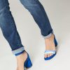 Women Fabienne Chapot Sandals | Braidy, Suede Sandals Cobalt