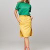 Women Remain Birger Christensen Skirts | Moi, Woven Skirt Yellow