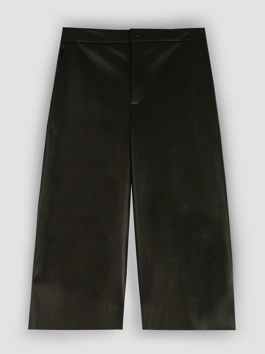 Women Modstrom Pants And Jumpsuits | Hilal, Leatherlook Shorts Black