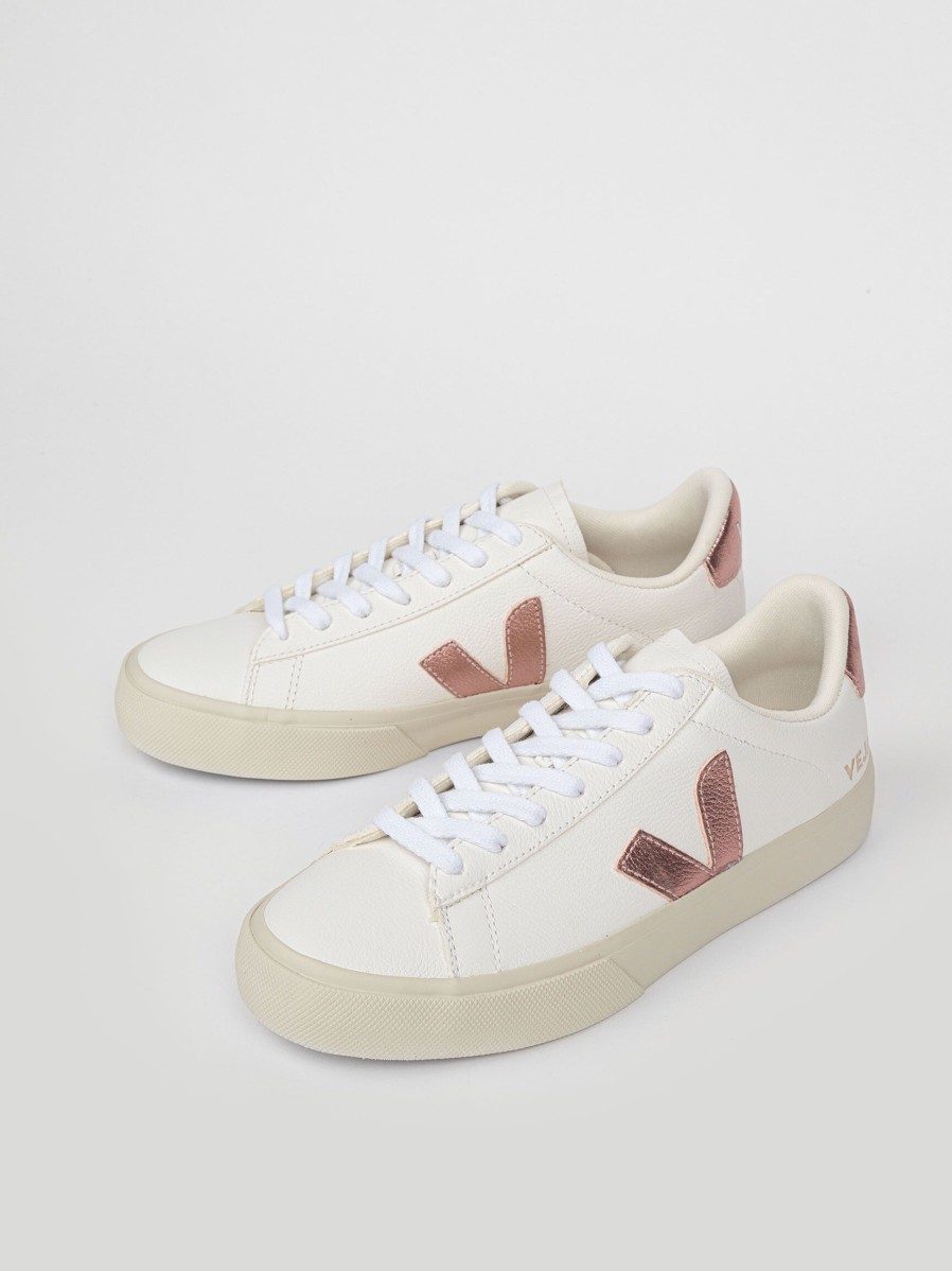 Women Veja Sneakers | Campo, Ecological Leather Sneakers White