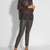 Women Summum Tops And Blouses | Viscose Blouse With Print Black