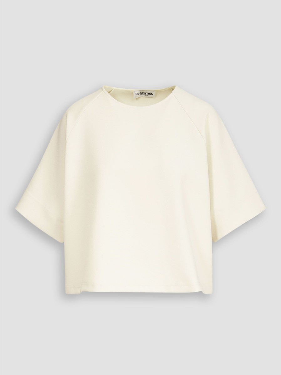 Women Essentiel Antwerp Tops And Blouses | Domingo, Woven Top Ecru