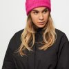 Women Samsoe Samsoe Hats And Beanies | Nor, Alpaca Mix Melange Beanie Bright Pink