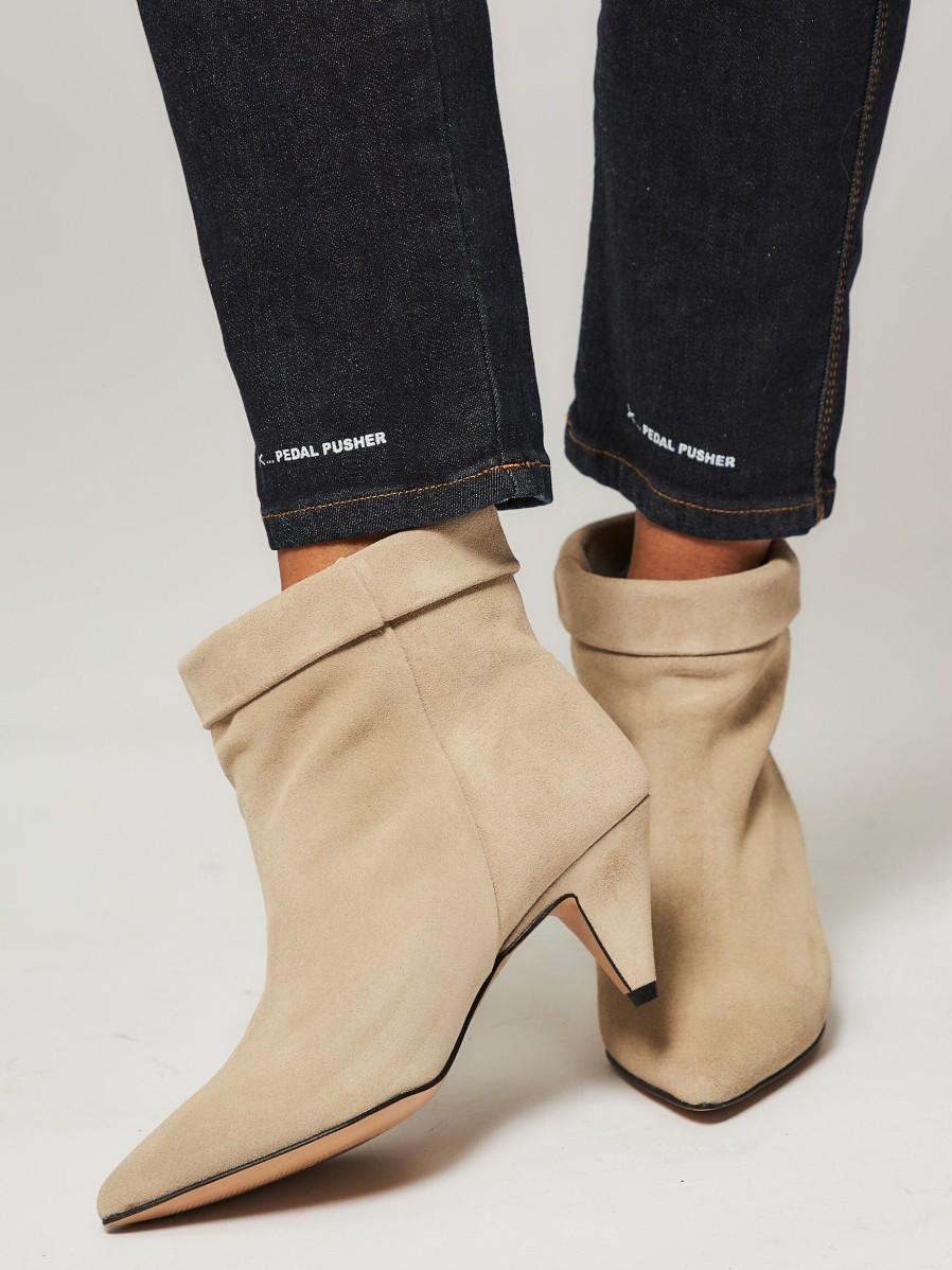 Women Ivylee Copenhagen Boots | Blanca, Suede Ankle Boots Taupe