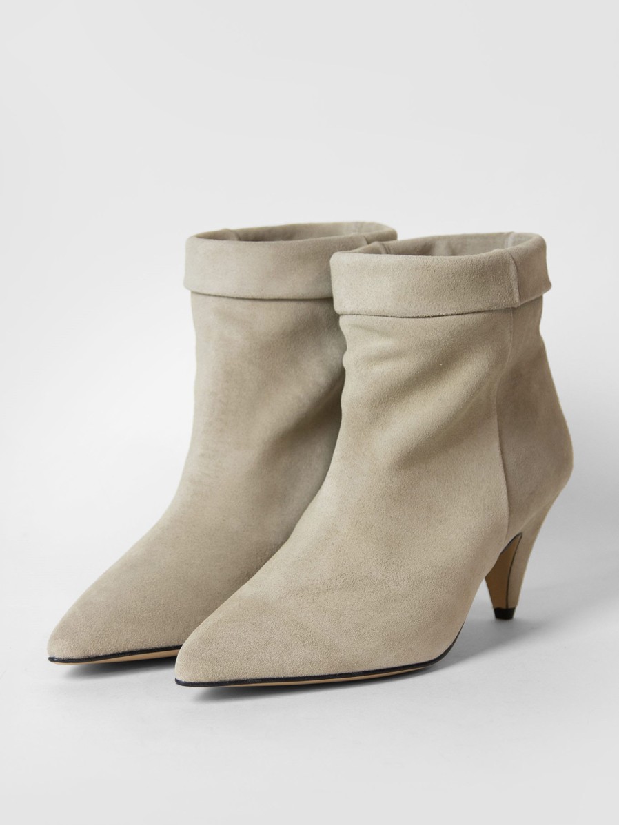 Women Ivylee Copenhagen Boots | Blanca, Suede Ankle Boots Taupe