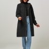 Women Welter Shelter Outerwear | Not So Long Tube, Technical Lined Parka Black