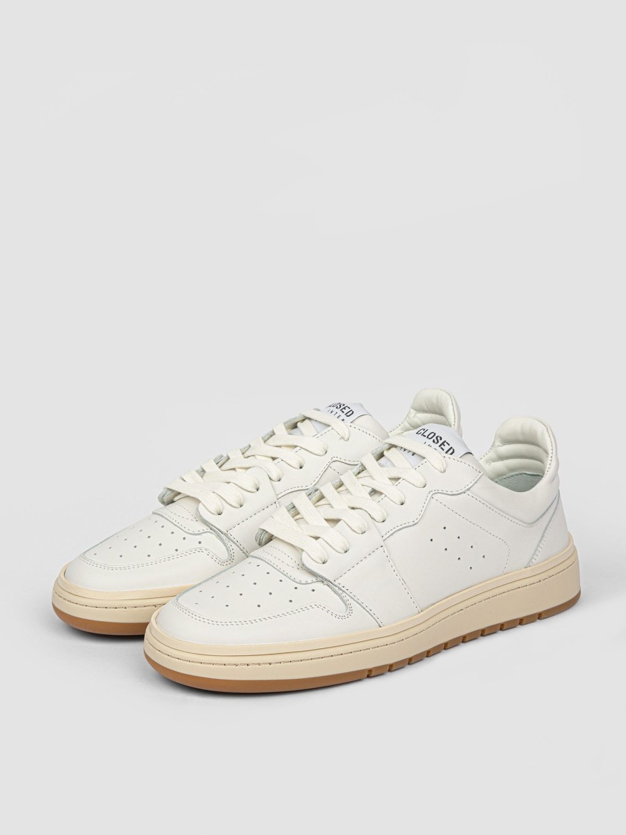 Women Closed Sneakers | Leather Sneakers White