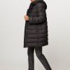 Women Woolrich Outerwear | Ellis, Padded Technical Jacket Black