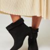 Women Anonymous Copenhagen Boots | Eden, Suede Ankle Boots Black