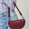 Women Iris Maree Bags | Raccoon Mini, Hand Made Shoulderbag Bordeauxred