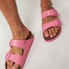 Women Birkenstock Flip Flops | Arizona, Patent Leather Flip Flops Pink