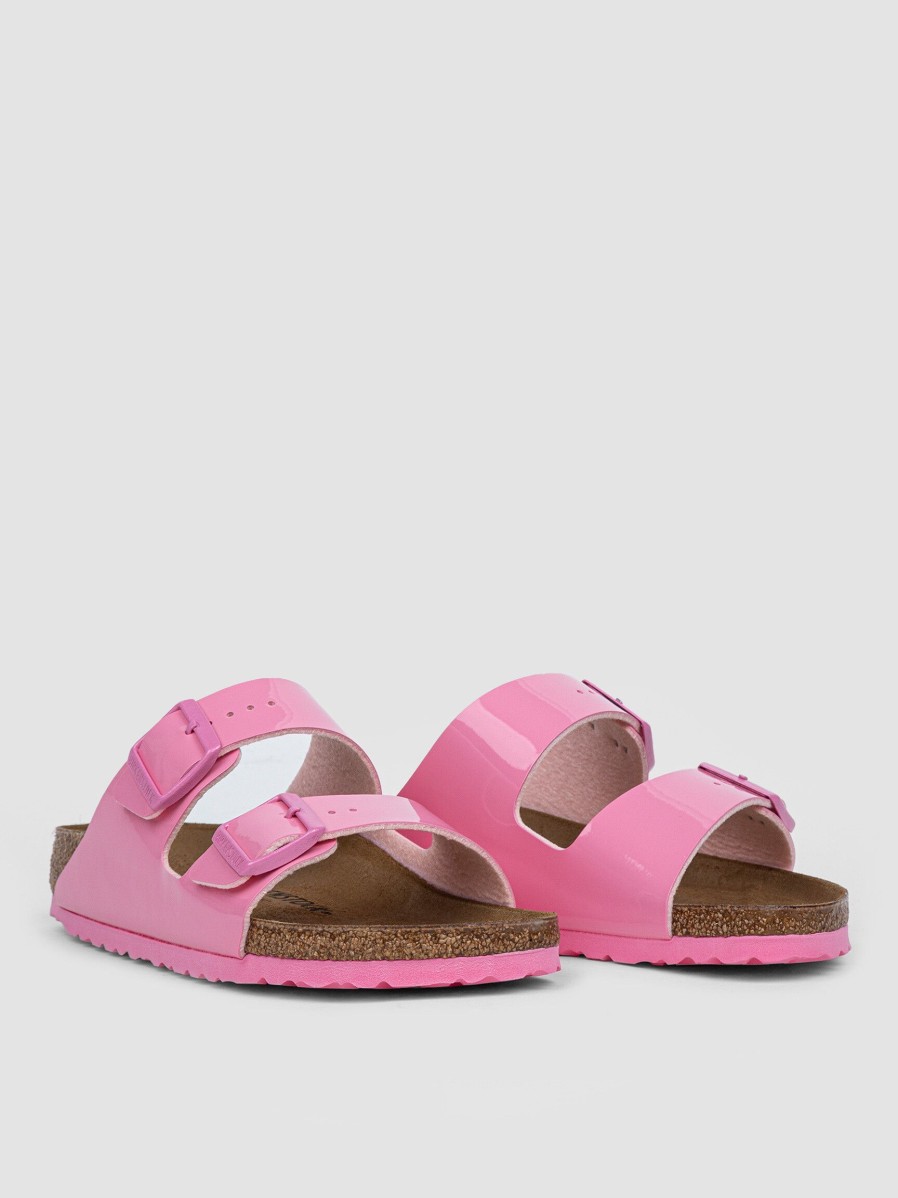 Women Birkenstock Flip Flops | Arizona, Patent Leather Flip Flops Pink