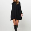 Women forte_forte Dresses And Tunics | Viscose Dress Black