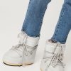 Women Moon Boot Boots | Low Padded Nylon Snowboots Light Grey