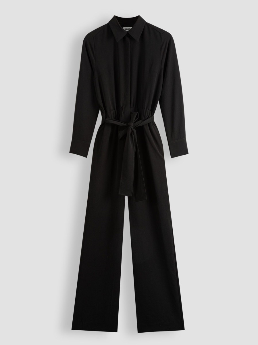 Women Zenggi Pants And Jumpsuits | Woven Jumpsuit Dark Green