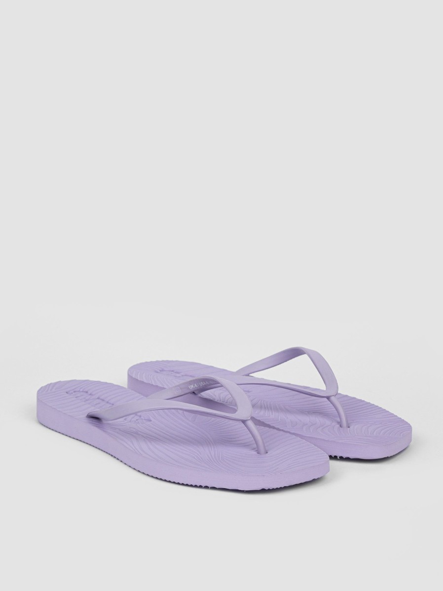 Women Sleepers Flip Flops | Tapered, Rubber Flip Flops Lilac