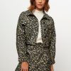 Women Second Female Blazers And Jackets | Kirsten, Woven Jacket With Print Black