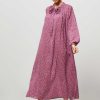 Women Love Stories Dresses And Tunics | Bree, Cotton Maxi Dress With Print Purple