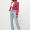 Women Freebird Blazers And Jackets | Xanne, Viscose Mix Cropped Blazer Dusty Pink