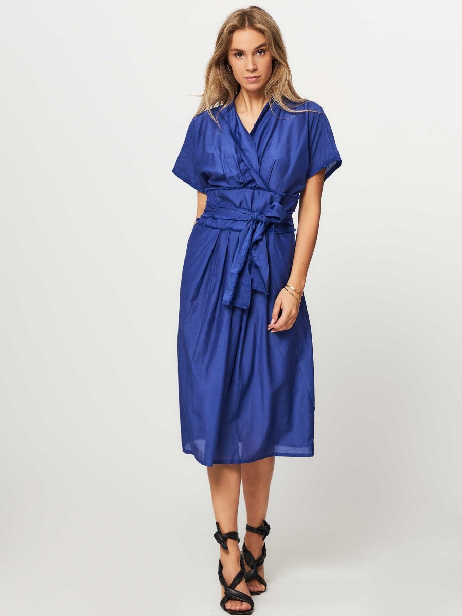 Women Munthe Dresses And Tunics | Grenadine, Silk Mix Dress Blue