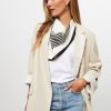 Women Drykorn Blazers And Jackets | Idbury, Woven Sequins Blazer Ecru