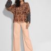 Women Scotch & Soda Women Jeans | Organic Cotton High Waist Wide Leg Jeans Peach