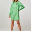 Women Co'Couture Dresses And Tunics | Pintuck, Modal Mix Dress Green