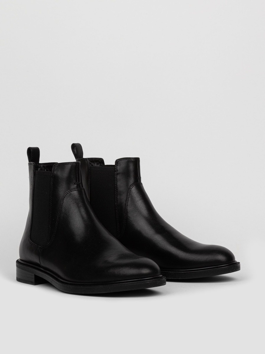 Women Vagabond Shoemakers Boots | Amina, Leather Chelsea Boots Black