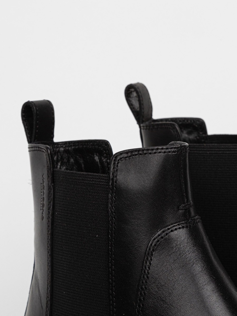 Women Vagabond Shoemakers Boots | Amina, Leather Chelsea Boots Black