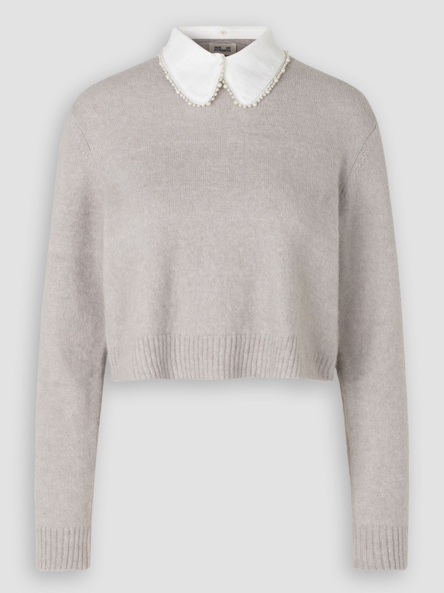 Women Baum und Pferdgarten Sweaters And Cardigans | Cabreena, Alpaca Mix Jumper Light Grey