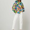 Women Essentiel Antwerp Tops And Blouses | Dunk, Viscose Blouse With Print Blue