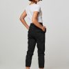 Women Drykorn Pants And Jumpsuits | Level, Cotton Stretch Trousers Black