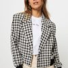 Women Lollys Laundry Blazers And Jackets | Windy, Wool Mix Boucle Jacket Black