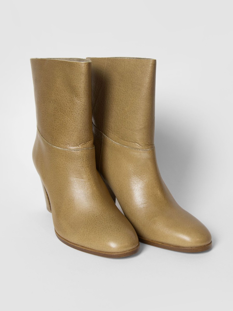 Women Ellen Truijen Boots | Kris, Leather Low Boots Lightbrown