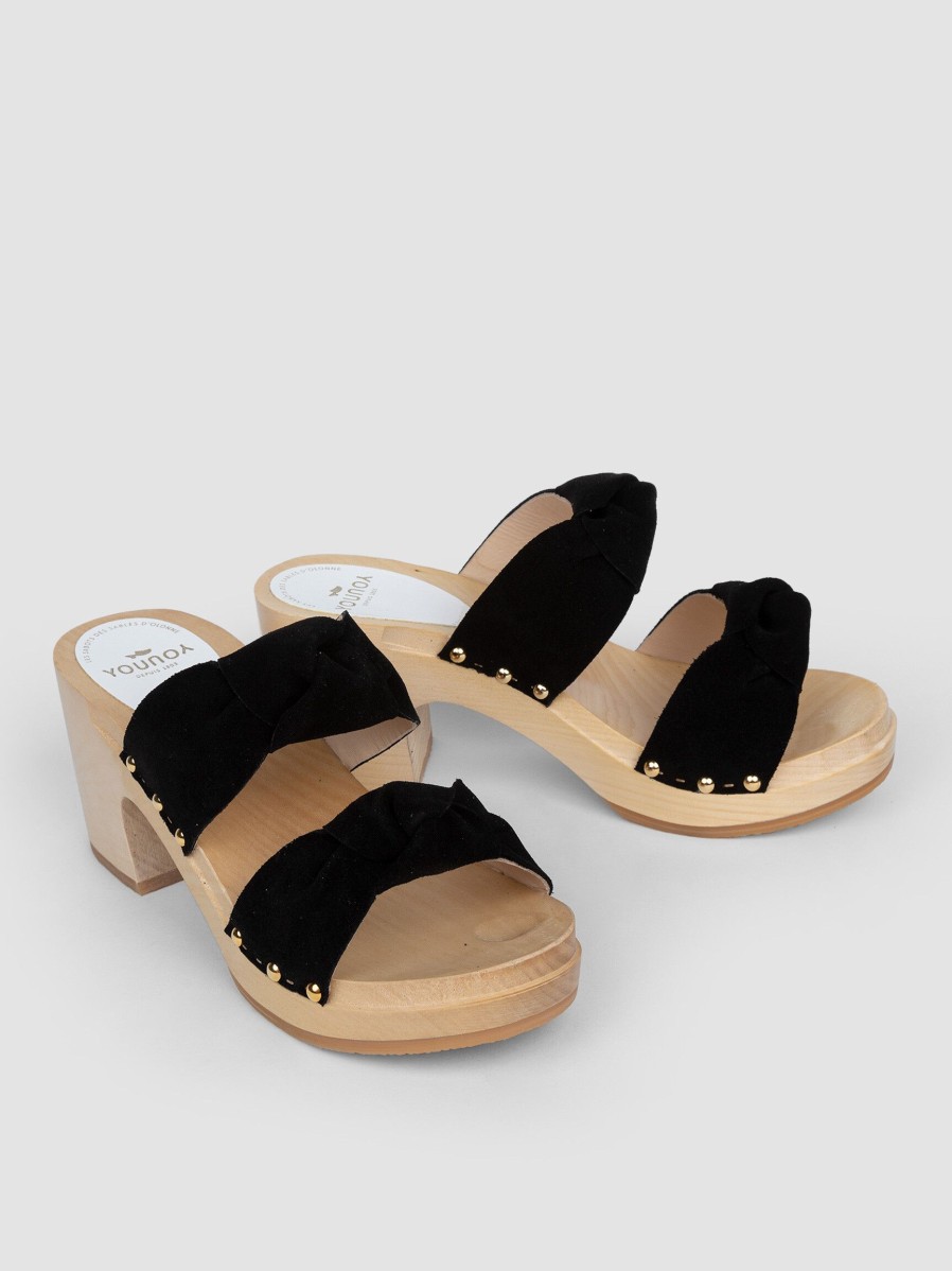 Women Sabot YouYou Sandals | Ynoui, Leather Mules Black