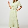 Women Denham Dresses And Tunics | Denise, Lyocell Maxi Dress Light Green