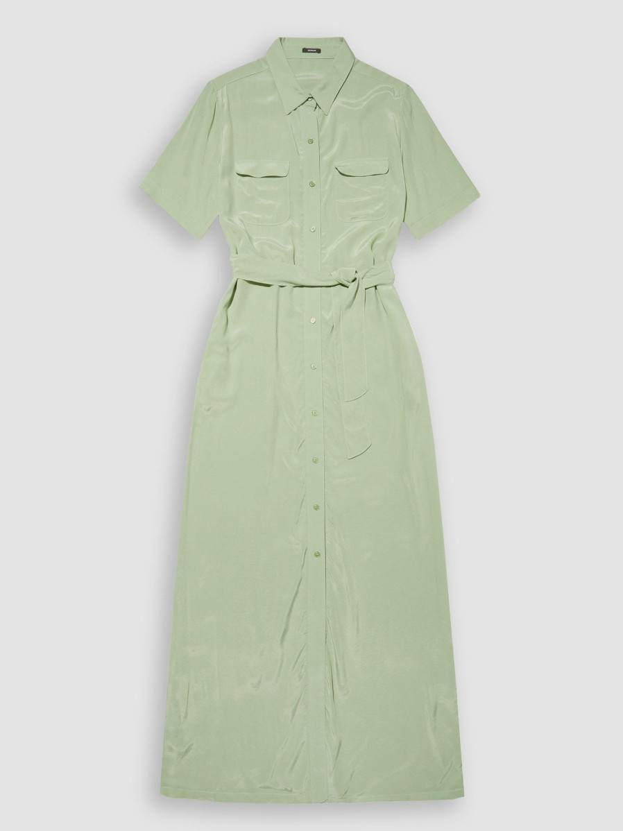 Women Denham Dresses And Tunics | Denise, Lyocell Maxi Dress Light Green