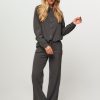 Women Ruby Tuesday Pants And Jumpsuits | Rozdi, Viscose Mix Flared Fit Trousers Dark Grey