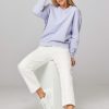 Women Colorful Standard Sweaters And Cardigans | Organic Cotton Sweater Lavender