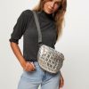 Women Bellerose Bags | Hosie, Woven Padded Crossbody Bag Silver Colour