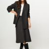 Women Munthe Blazers And Jackets | Eddison, Viscose Mix Blazer With Pattern Black