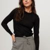 Women Sessun Sweaters And Cardigans | Amor, Wool Jumper Black